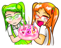 JeedJard - Twin Girls sticker #3222855