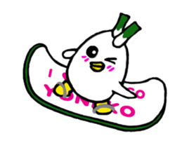 winter YONEKO sticker #3222985