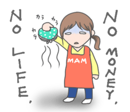 mother pessimistic sticker #3223077