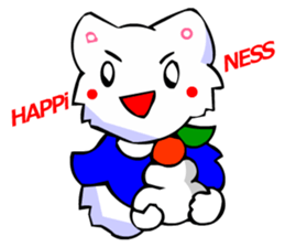 Bizarre Shirt Cat (New Year and Luck) sticker #3223261