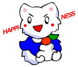 Bizarre Shirt Cat (New Year and Luck) sticker #3223261