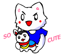 Bizarre Shirt Cat (New Year and Luck) sticker #3223269