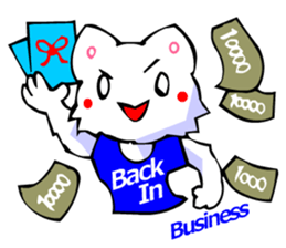 Bizarre Shirt Cat (New Year and Luck) sticker #3223273
