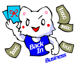 Bizarre Shirt Cat (New Year and Luck) sticker #3223273