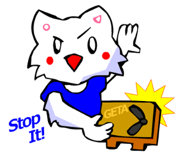 Bizarre Shirt Cat (New Year and Luck) sticker #3223274