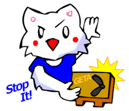 Bizarre Shirt Cat (New Year and Luck) sticker #3223274