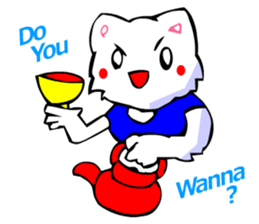 Bizarre Shirt Cat (New Year and Luck) sticker #3223281