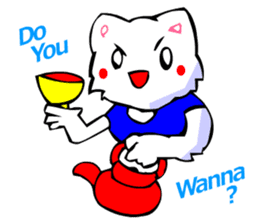 Bizarre Shirt Cat (New Year and Luck) sticker #3223281