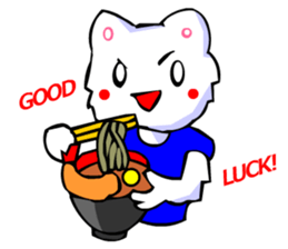 Bizarre Shirt Cat (New Year and Luck) sticker #3223288