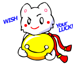 Bizarre Shirt Cat (New Year and Luck) sticker #3223289