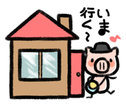 Message of pig sticker #3223821