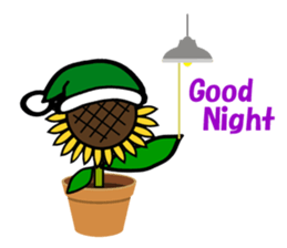 Feeling of a sunflower (English) sticker #3224700