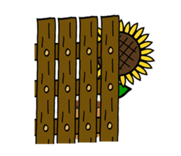 Feeling of a sunflower (English) sticker #3224705