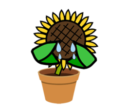 Feeling of a sunflower (English) sticker #3224709