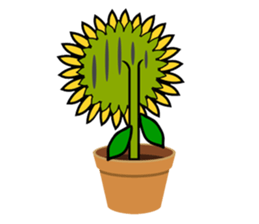 Feeling of a sunflower (English) sticker #3224710