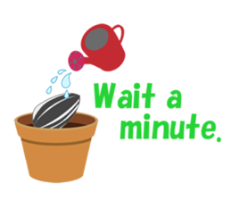 Feeling of a sunflower (English) sticker #3224717