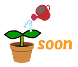 Feeling of a sunflower (English) sticker #3224718