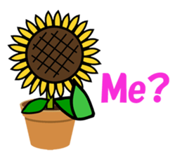 Feeling of a sunflower (English) sticker #3224719