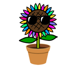 Feeling of a sunflower (English) sticker #3224722