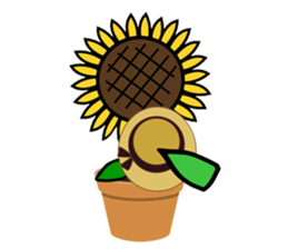 Feeling of a sunflower (English) sticker #3224726