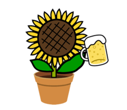 Feeling of a sunflower (English) sticker #3224727