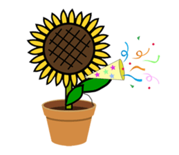 Feeling of a sunflower (English) sticker #3224728