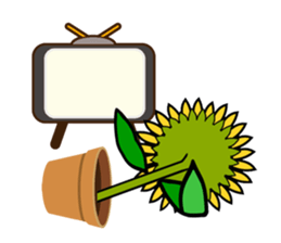 Feeling of a sunflower (English) sticker #3224731