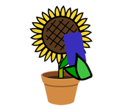 Feeling of a sunflower (English) sticker #3224733