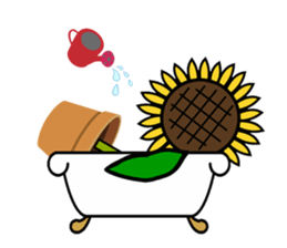 Feeling of a sunflower (English) sticker #3224734