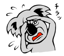 The long-faced KOALA Part4 sticker #3224981