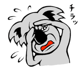 The long-faced KOALA Part4 sticker #3224981