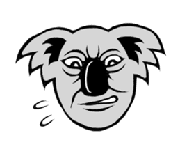 The long-faced KOALA Part4 sticker #3225012