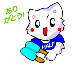 White Cat (Japanese Classical) sticker #3225499