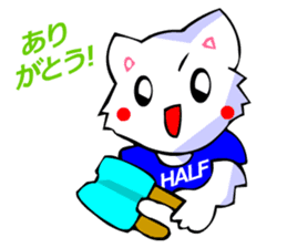 White Cat (Japanese Classical) sticker #3225499