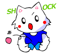 White Cat (Japanese Classical) sticker #3225516