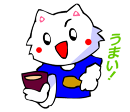 White Cat (Japanese Classical) sticker #3225518