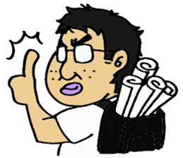 A lovely Otaku sticker sticker #3225621