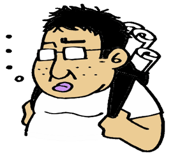 A lovely Otaku sticker sticker #3225631