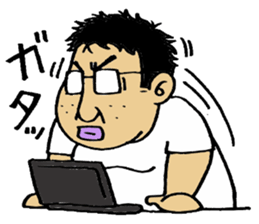 A lovely Otaku sticker sticker #3225655