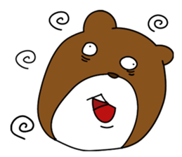 Woman and Bear -Game start!- sticker #3225861