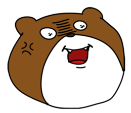 Woman and Bear -Game start!- sticker #3225862