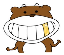 Woman and Bear -Game start!- sticker #3225865