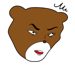 Woman and Bear -Game start!- sticker #3225867