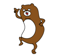 Woman and Bear -Game start!- sticker #3225868