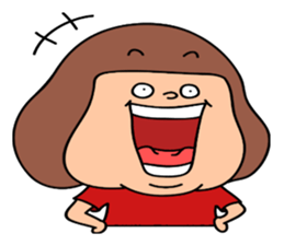 Woman and Bear -Game start!- sticker #3225874