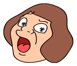 Woman and Bear -Game start!- sticker #3225875