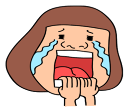 Woman and Bear -Game start!- sticker #3225878