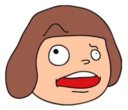 Woman and Bear -Game start!- sticker #3225882