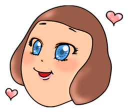 Woman and Bear -Game start!- sticker #3225884