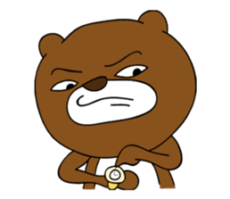 Woman and Bear -Game start!- sticker #3225888